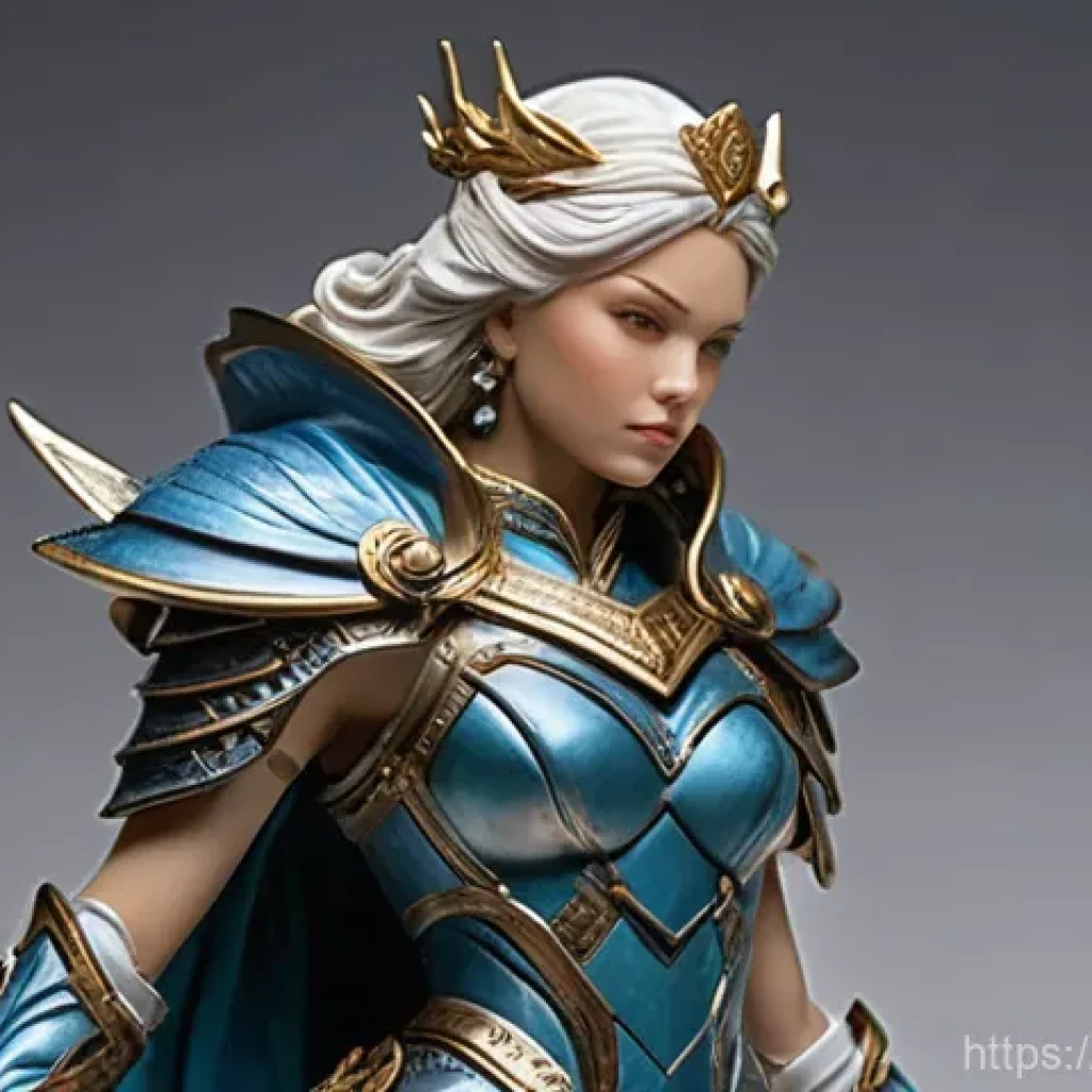 피규어의 가격 상승 요인 - **Prompt 1: The Masterpiece Figure**
    "A hyper-realistic, intricately sculpted collectible figure...