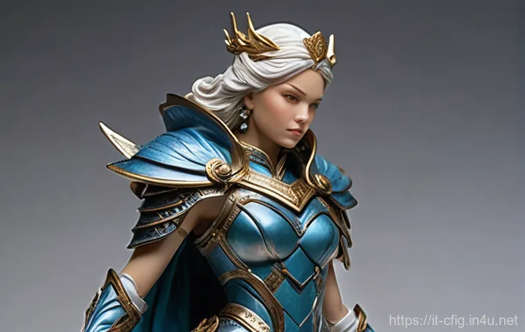 피규어의 가격 상승 요인 - **Prompt 1: The Masterpiece Figure**
    "A hyper-realistic, intricately sculpted collectible figure...