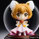 Home 22 카드캡터 사쿠라 피규어 한정판 - A highly detailed limited edition Cardcaptor Sakura figure displayed in a premium collector’s showca...