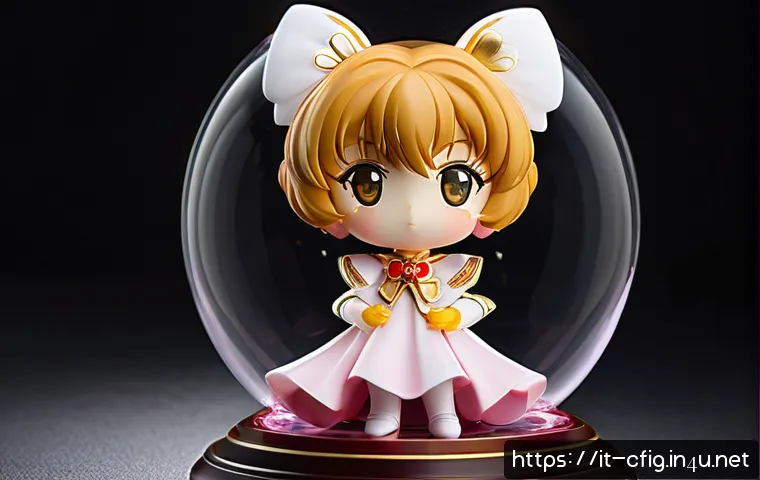 카드캡터 사쿠라 피규어 한정판 - A highly detailed limited edition Cardcaptor Sakura figure displayed in a premium collector’s showca...